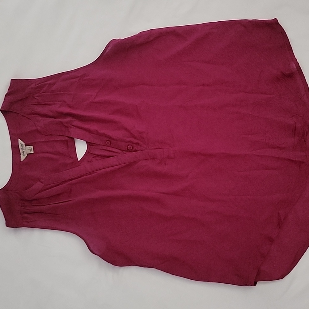 Womens Lucky Brand sleeveless blouse,  small, Pink, excellent pre-owned